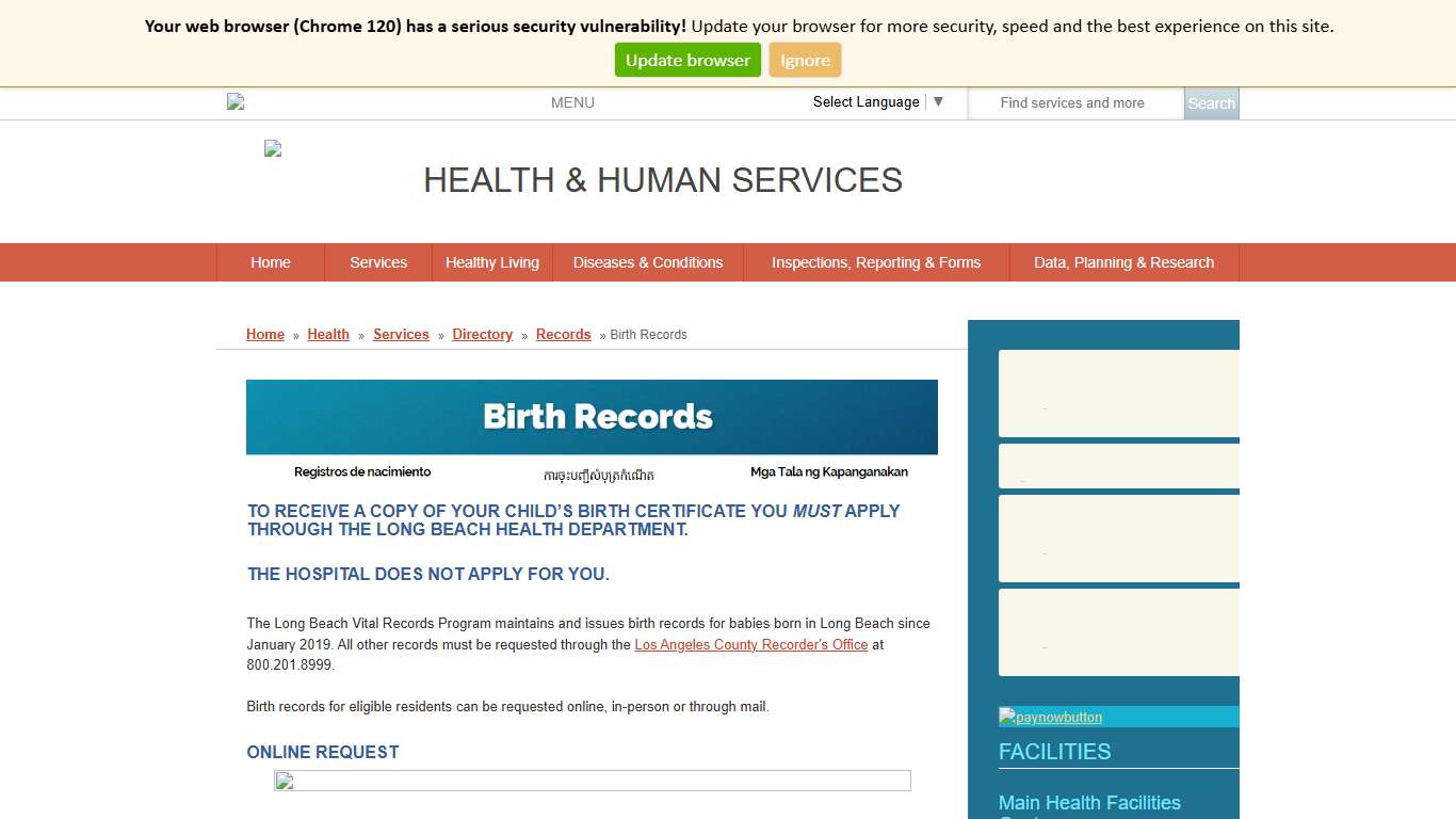 Birth Records